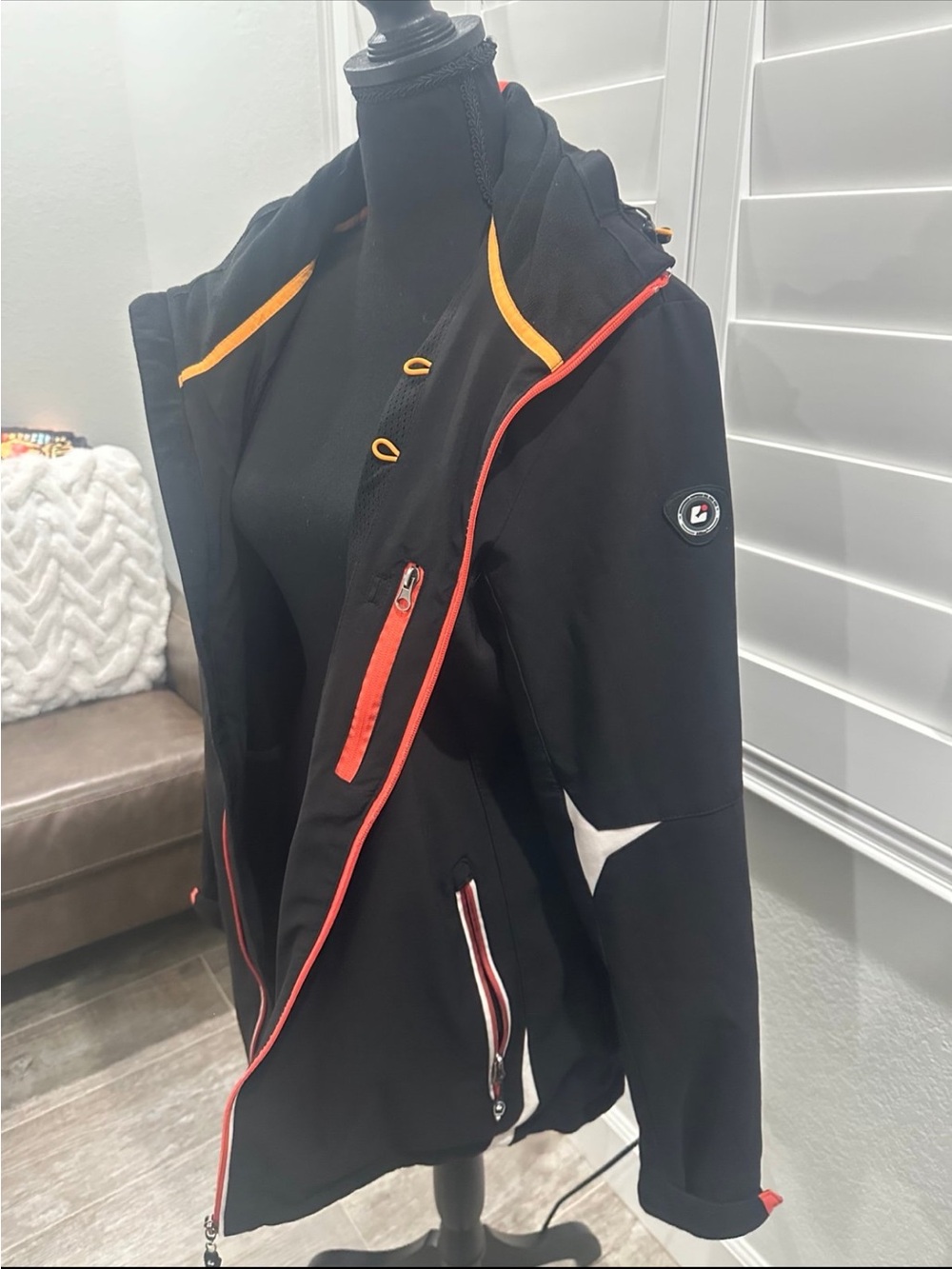 Killtech Jacket Level 3 Breathable Waterproof Windproof Black Woman Size 16